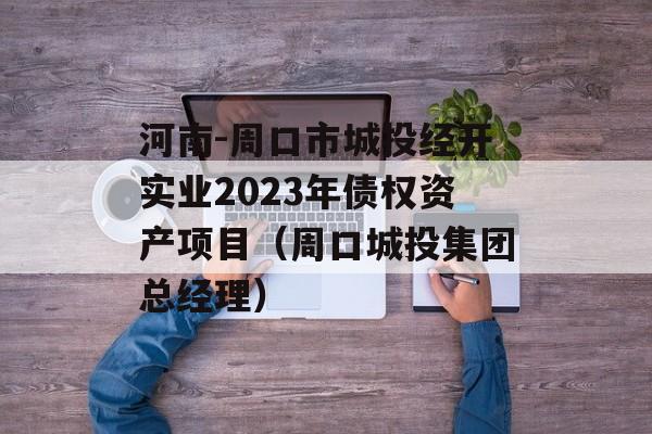 河南-周口市城投经开实业2023年债权资产项目（周口城投集团总经理）